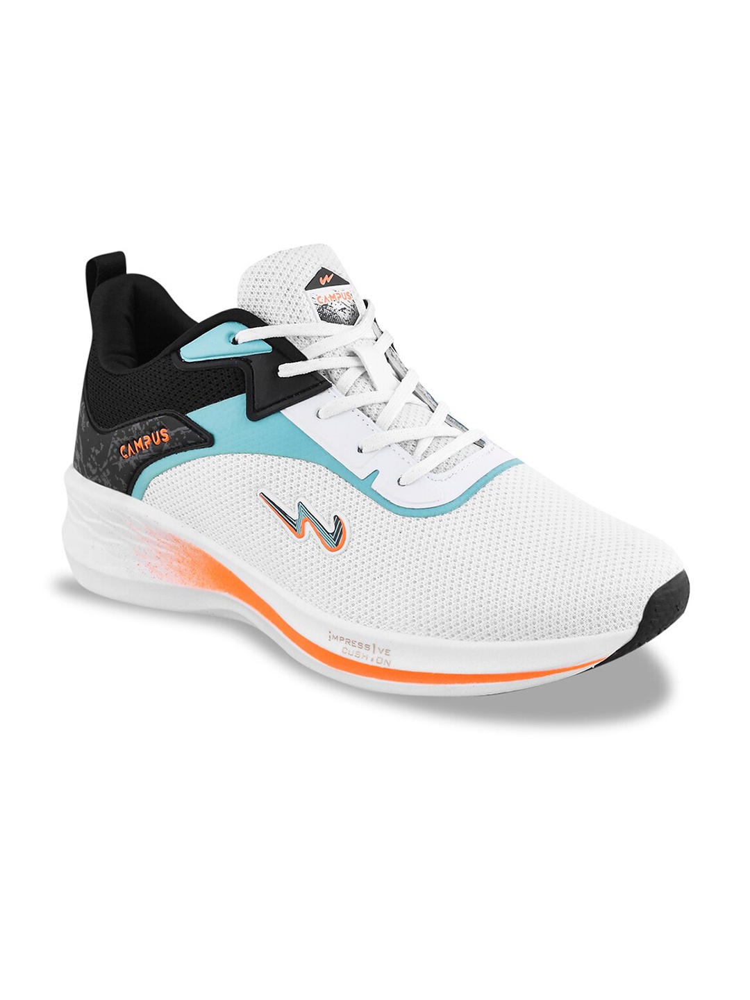 

Campus Men APEX Mesh Running Shoes, White