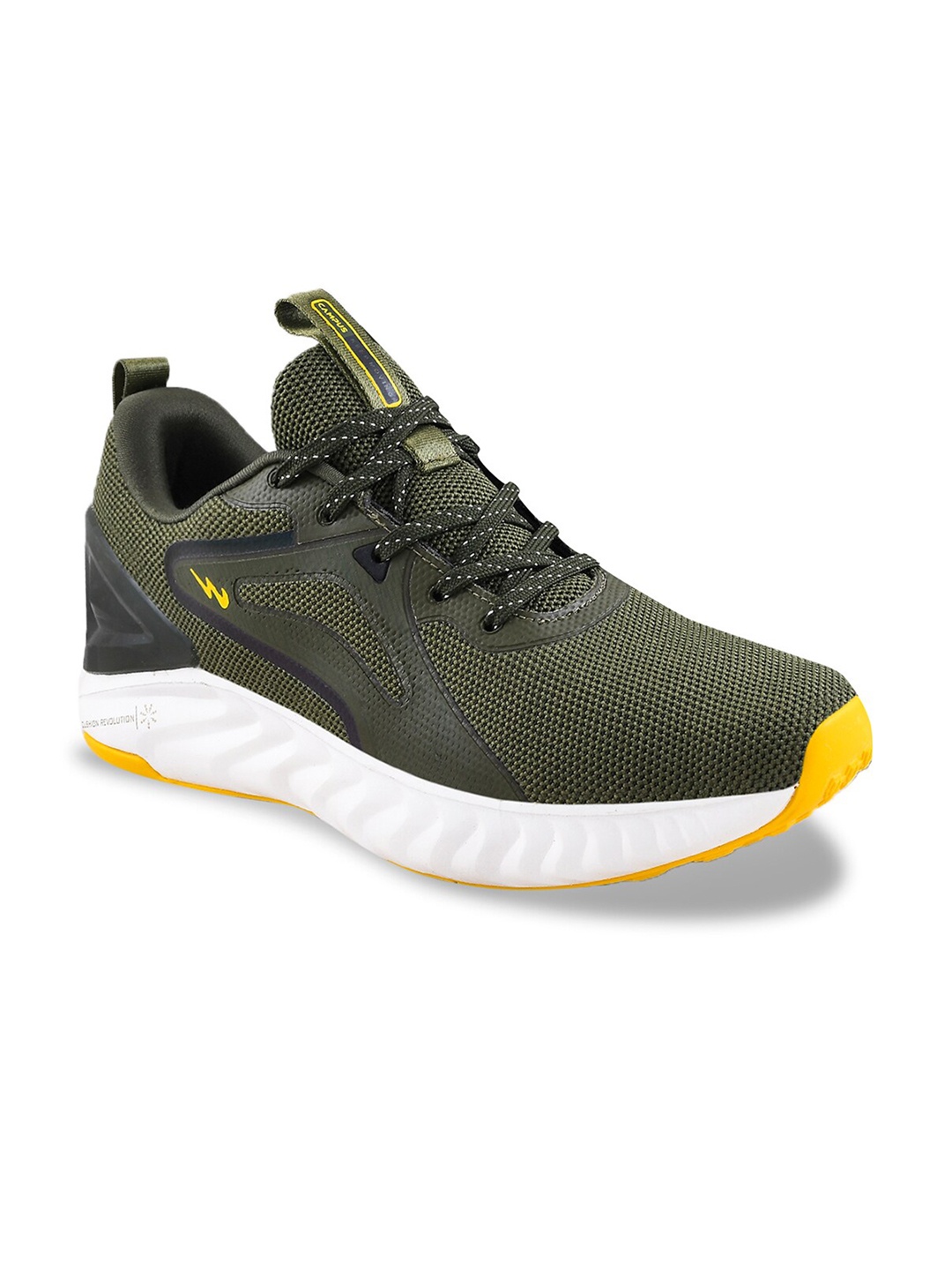 

Campus Men Mesh Running Sports Shoes, Olive