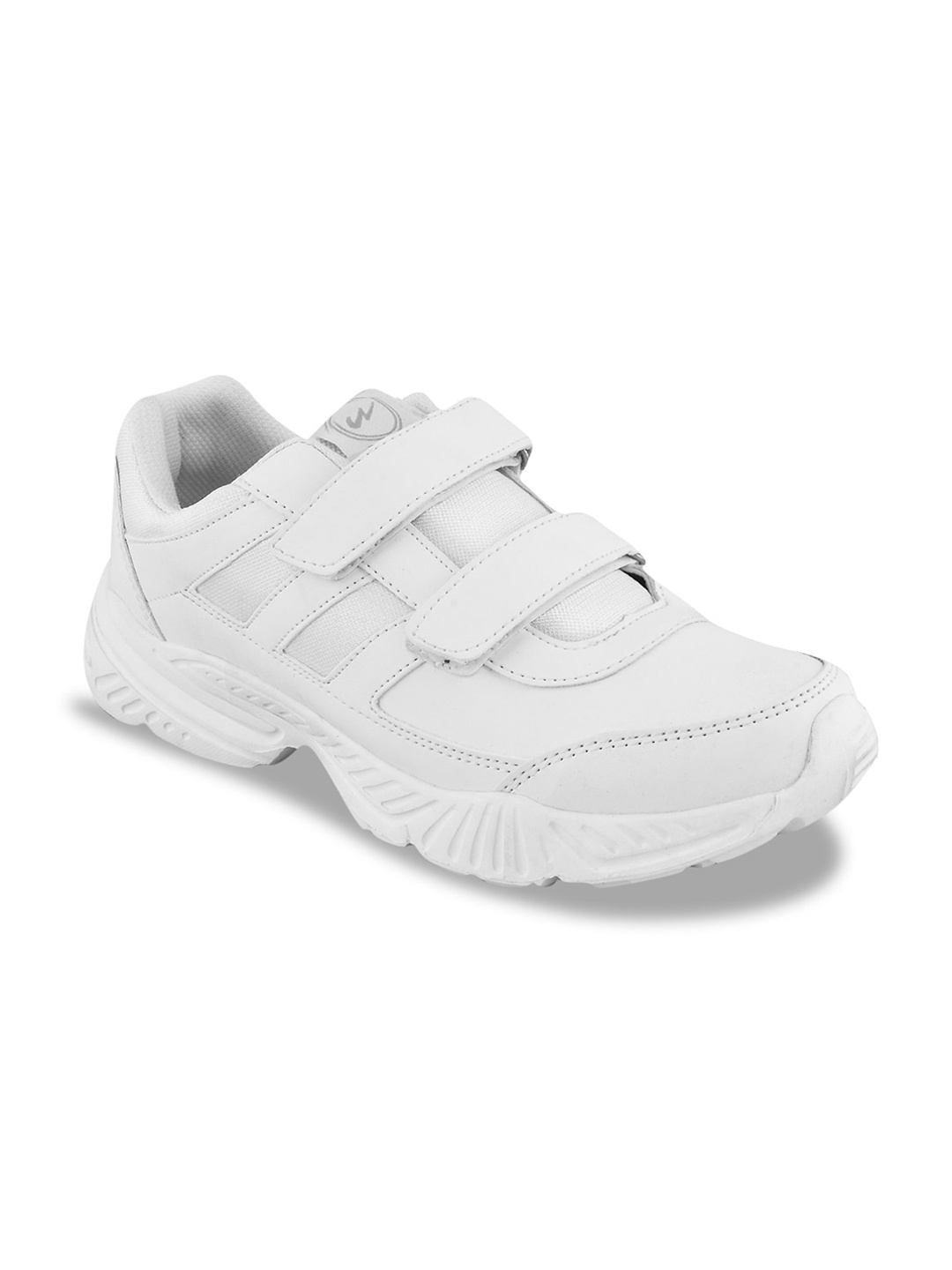 

Campus Men Textured Velcro Sneakers, White