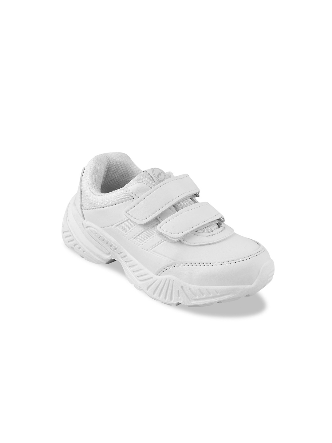 

Campus Kids Mesh Comfort Insole Sneakers With Velcro Closure, White