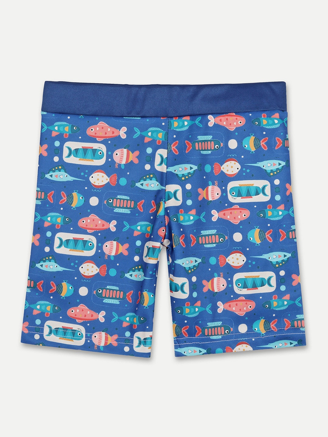 

BAESD Kids Conversational Printed Swim Shorts, Blue