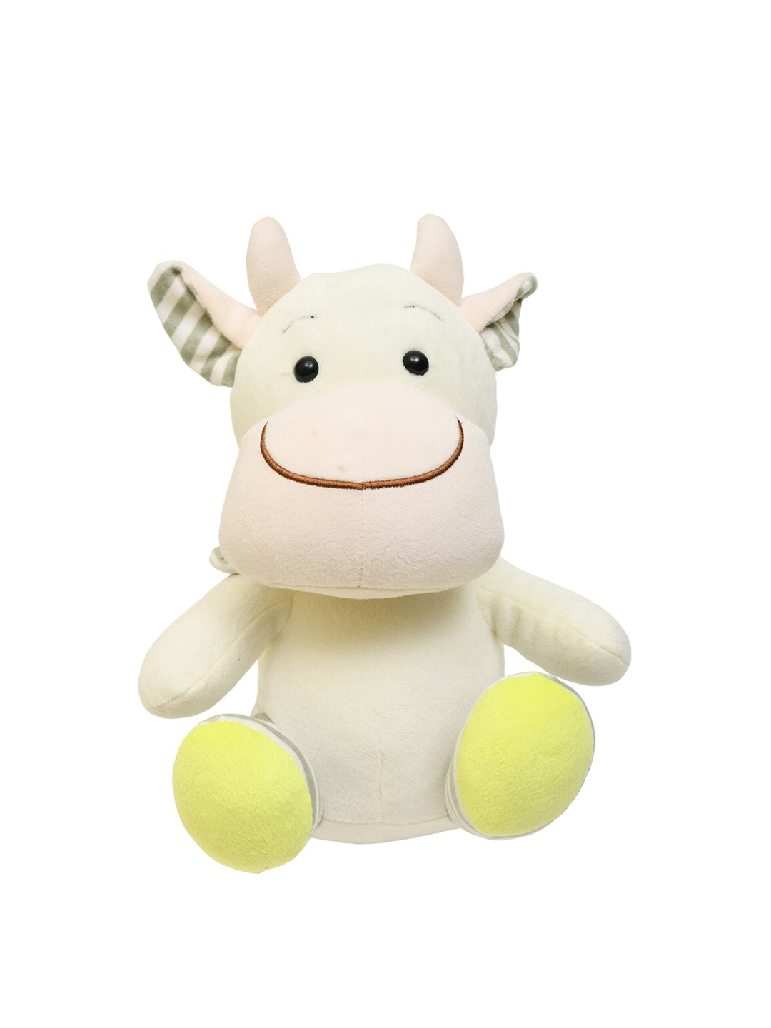 

MUMUSO Kids Sitting Cow Plush Toy, Off white