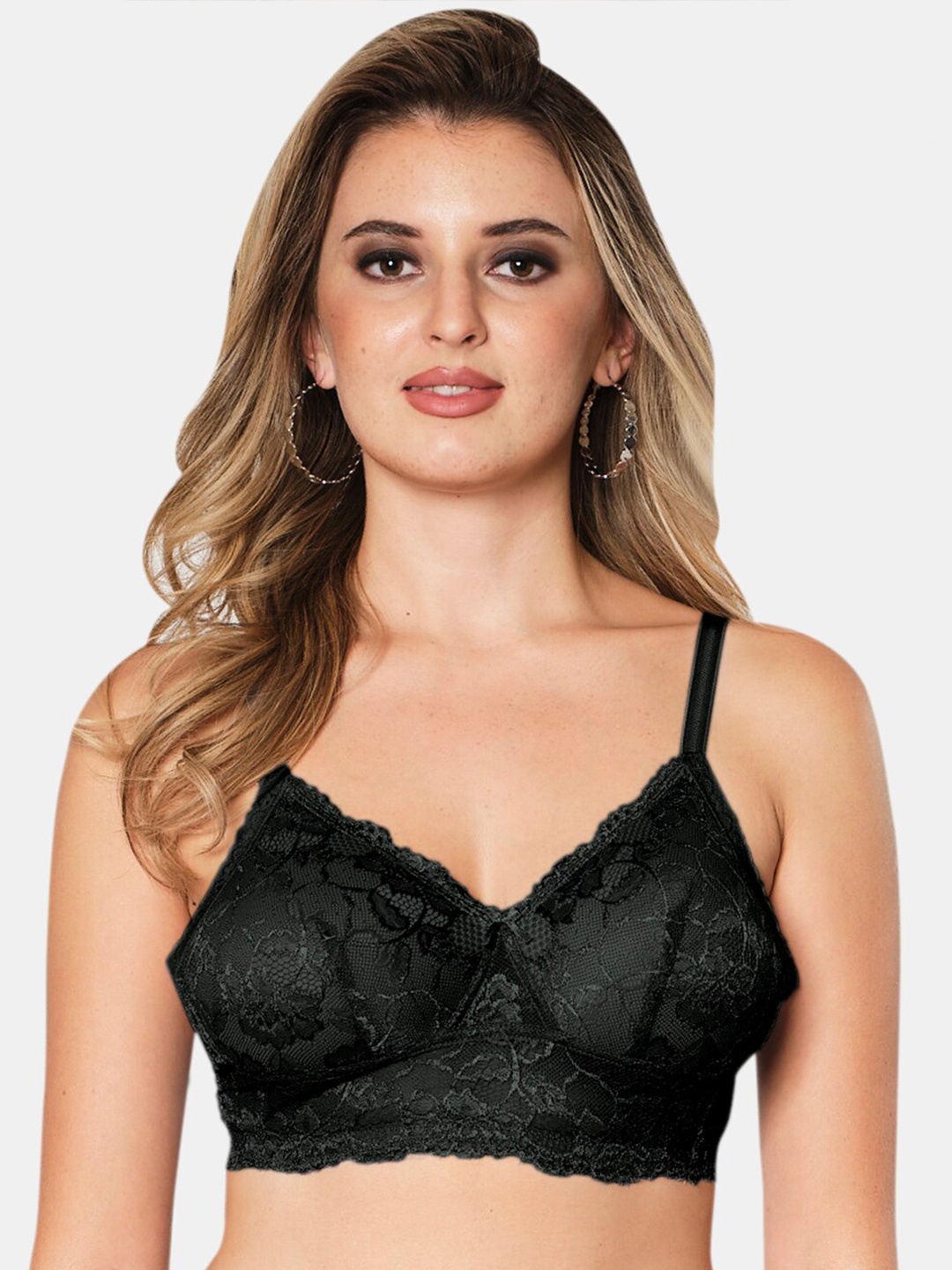 

Sonari Medium Coverage Lightly Padded All Day Comfort Bra, Black