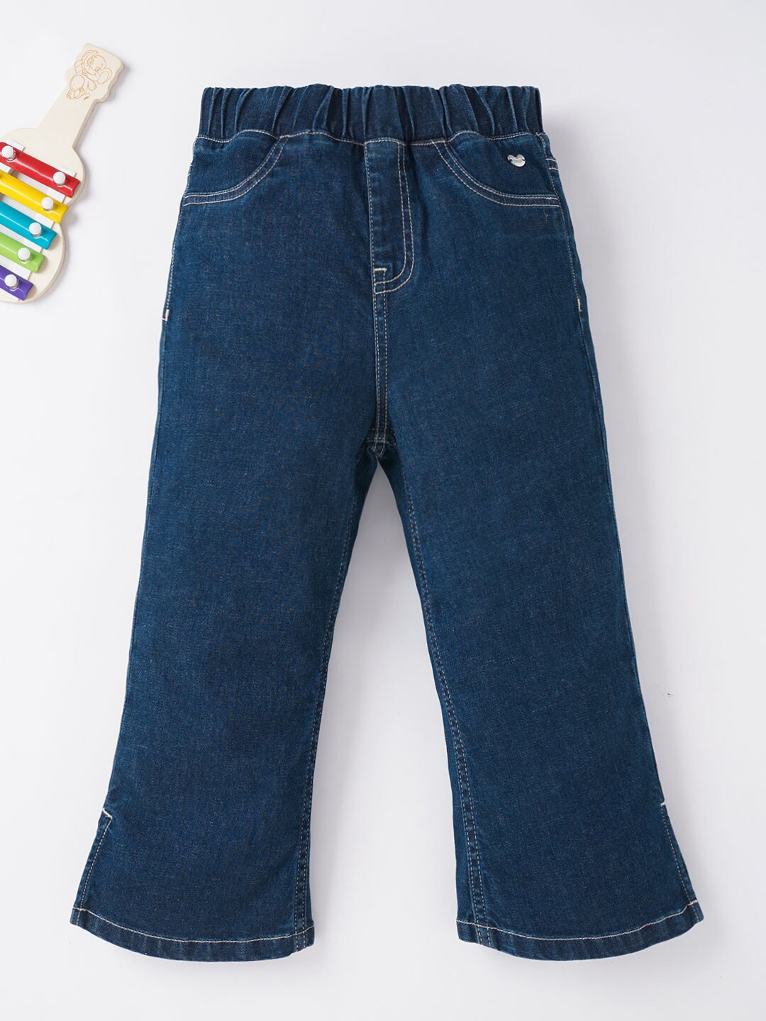 

Ed-a-Mamma Girls Mid Rise Cotton Jeggings, Blue
