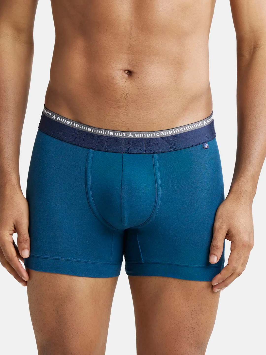 

Jockey Stretchable Trunk with Ultrasoft Waistband-US60, Blue