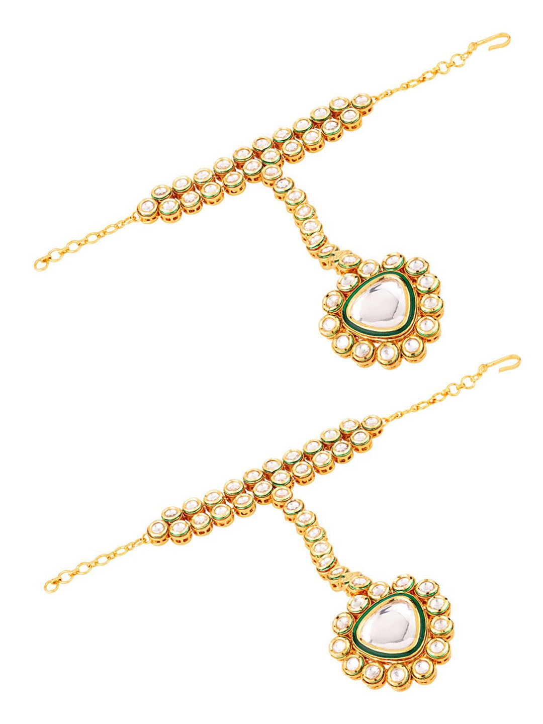 

Voylla Gold-Plated Ring Bracelet