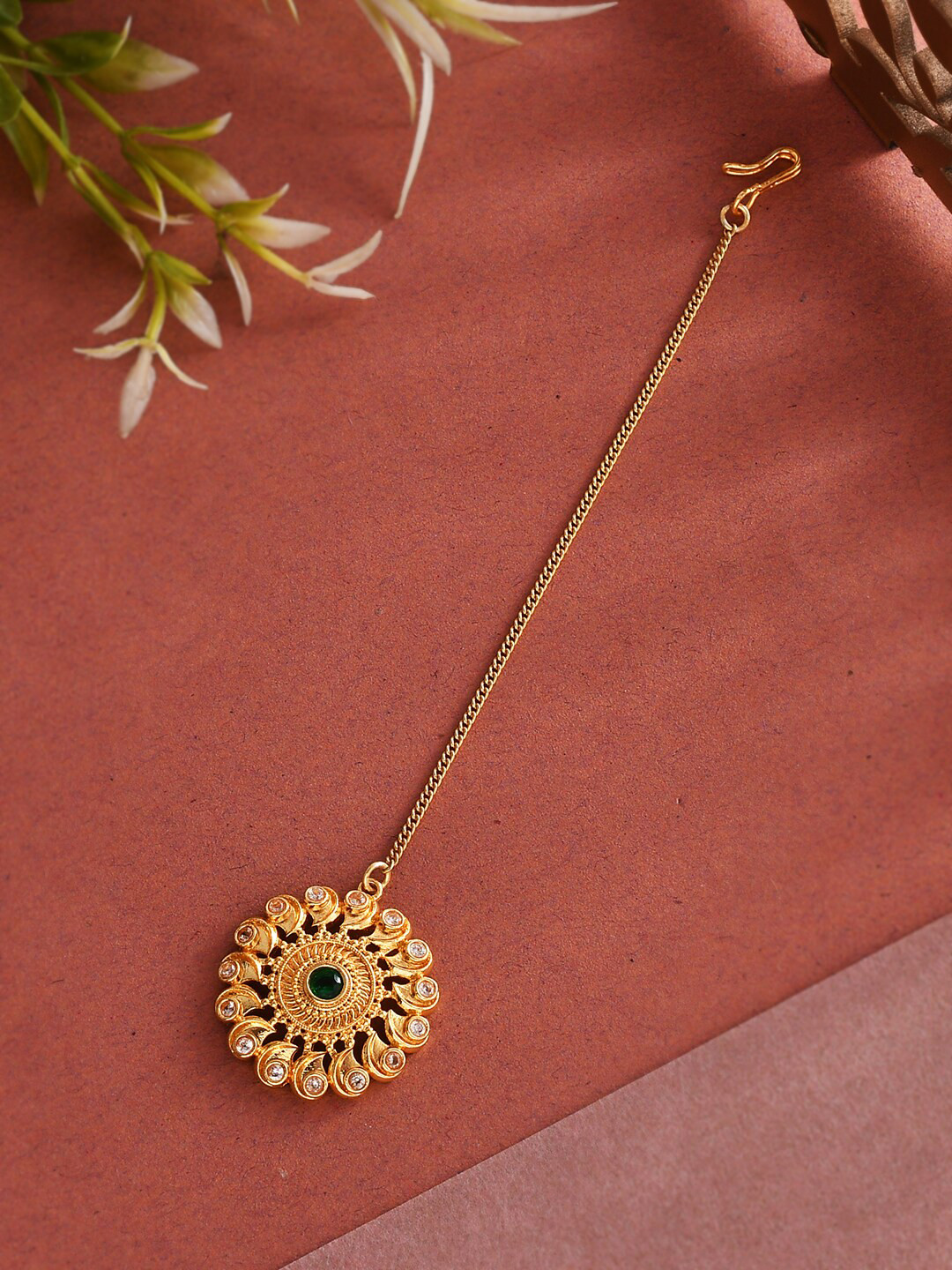 

Voylla Gold-Plated Stone studded Head Jewellery