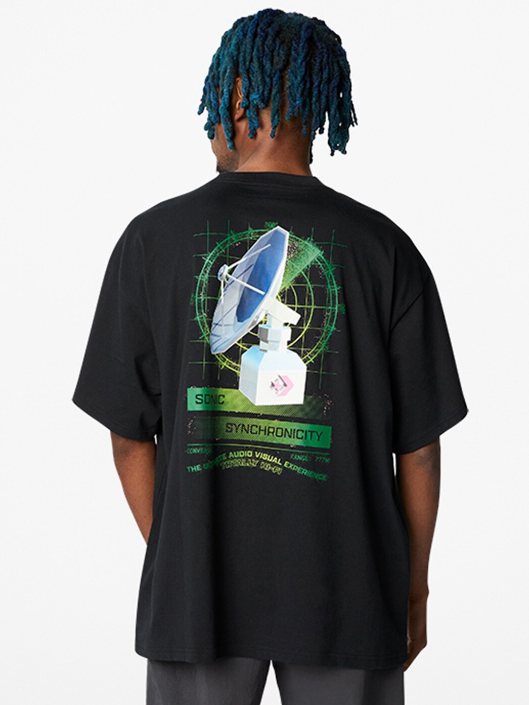 

Converse Men Satellite Graphic T-Shirt, Black