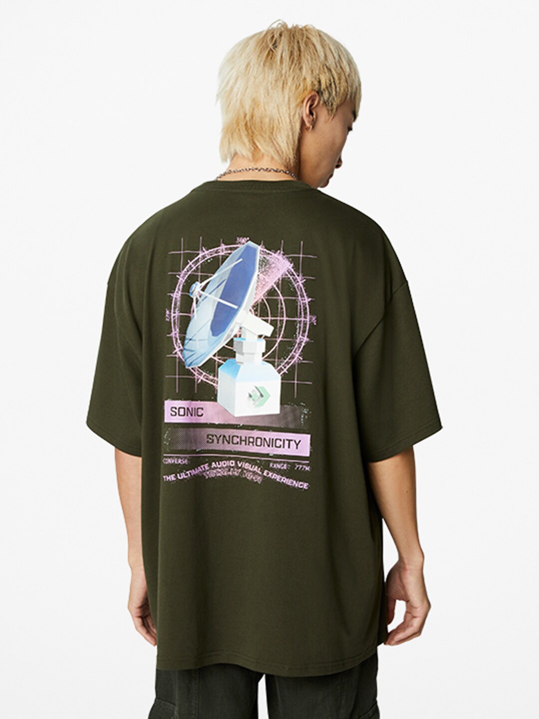 

Converse Men Satellite Graphic T-Shirt, Green