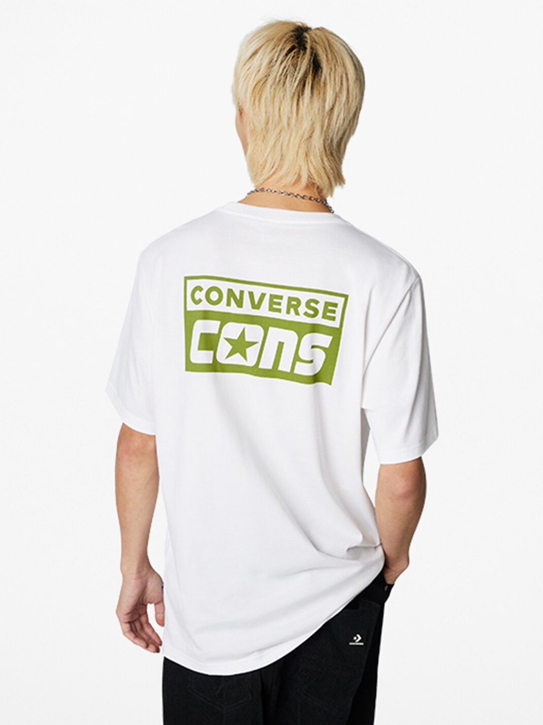 

Converse Men Moon Mountain Graphic T-Shirt, White