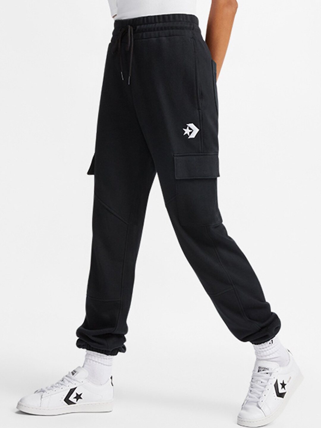 

Converse Women Fashion Knit Cargo Jogger, Black