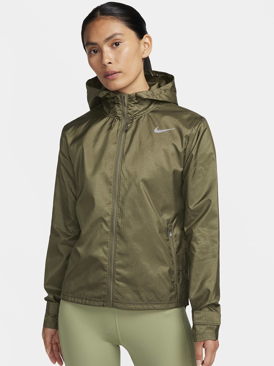 

Nike Essential Running Sporty Jacket, Green