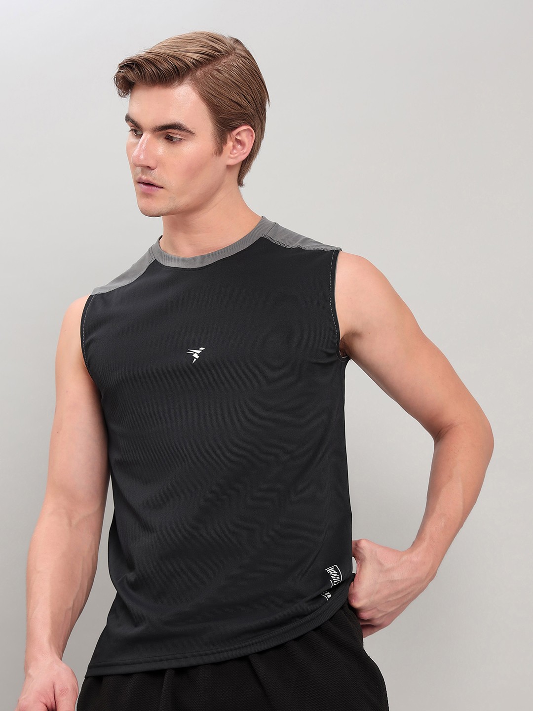 

Technosport Slim Fit Anti Odour T-shirt, Black