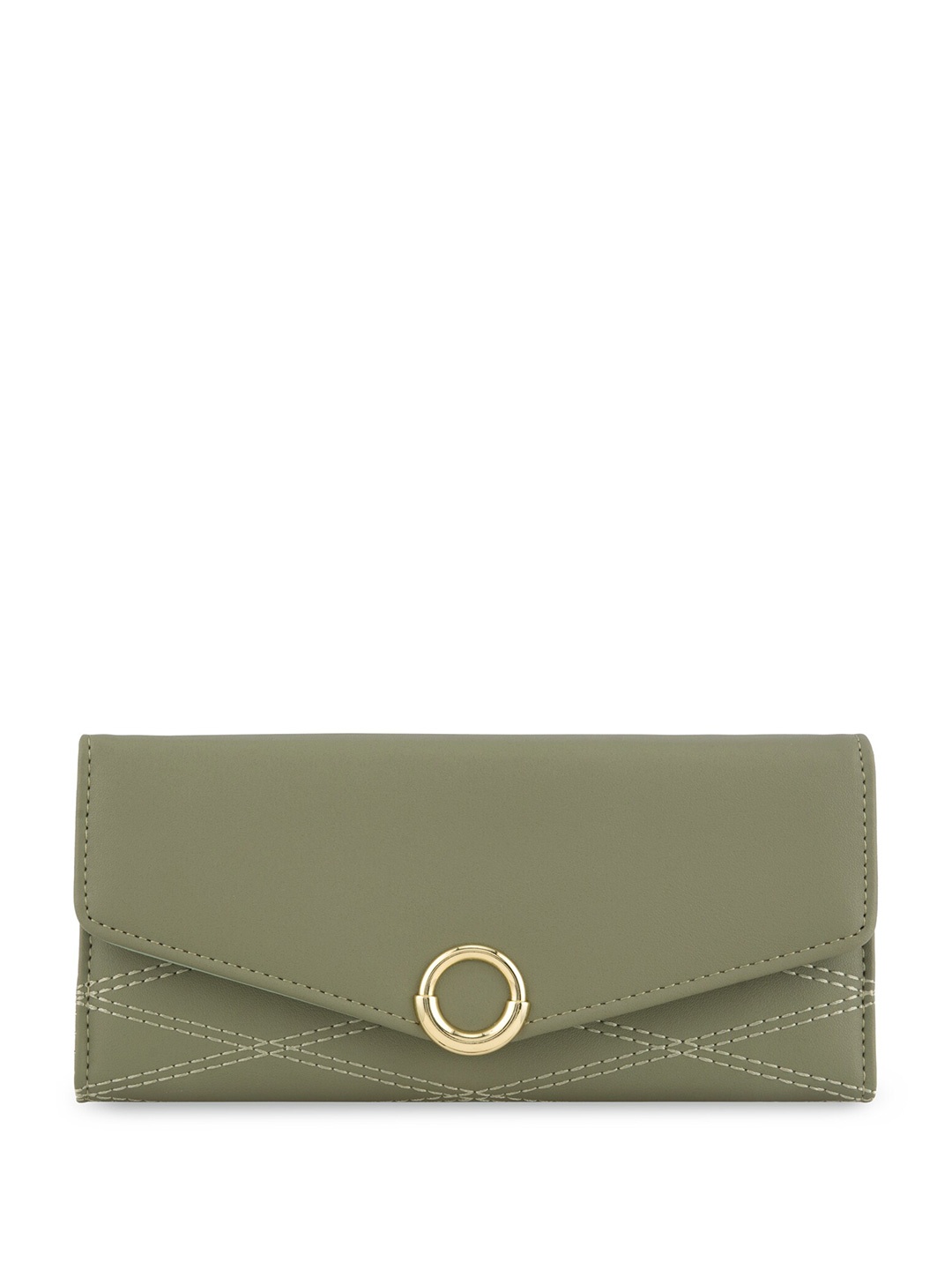 

E2O Textured PU Two Fold Wallet, Green