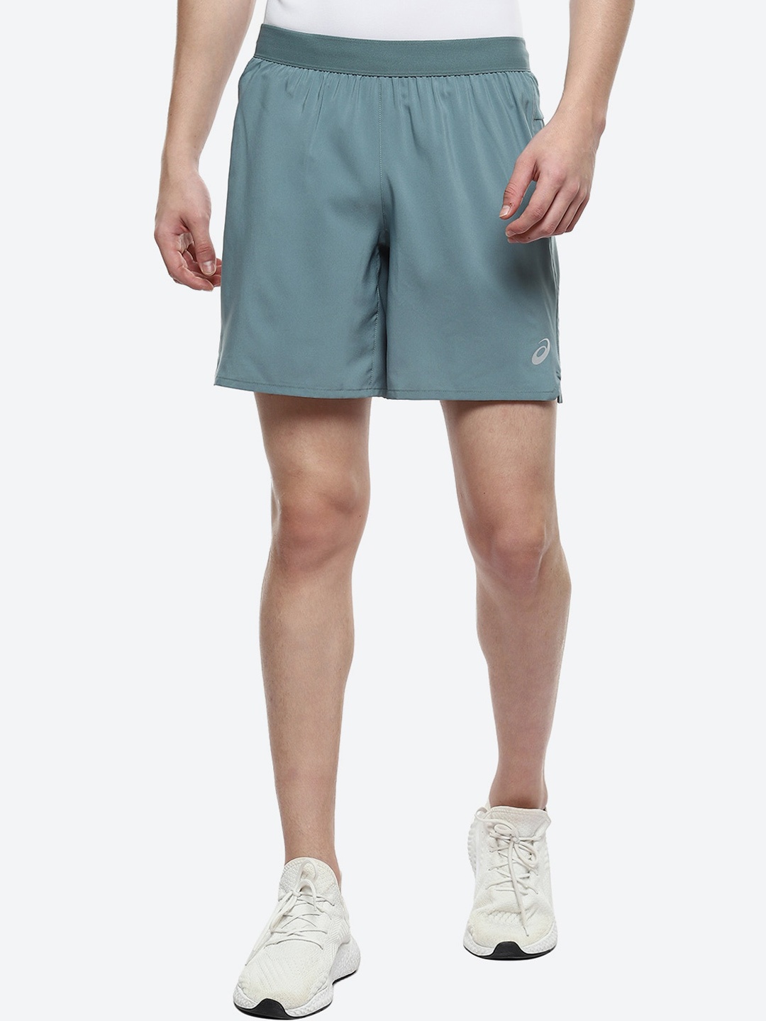 

ASICS Men Road 2-N-1 7In Above-Knee Sports Shorts, Green