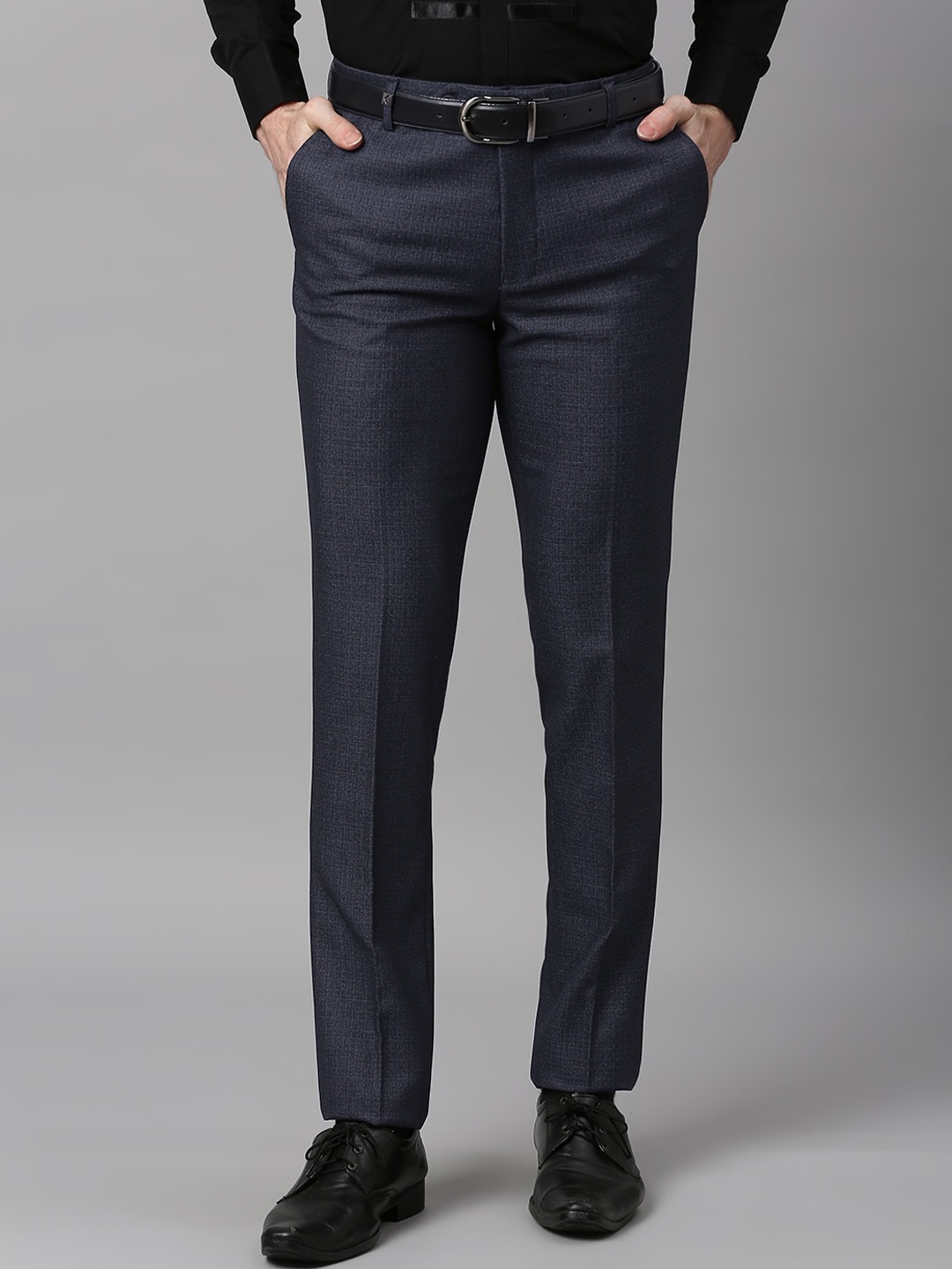 

ESSAS club Men Pencil Slim Fit Formal Trousers, Grey