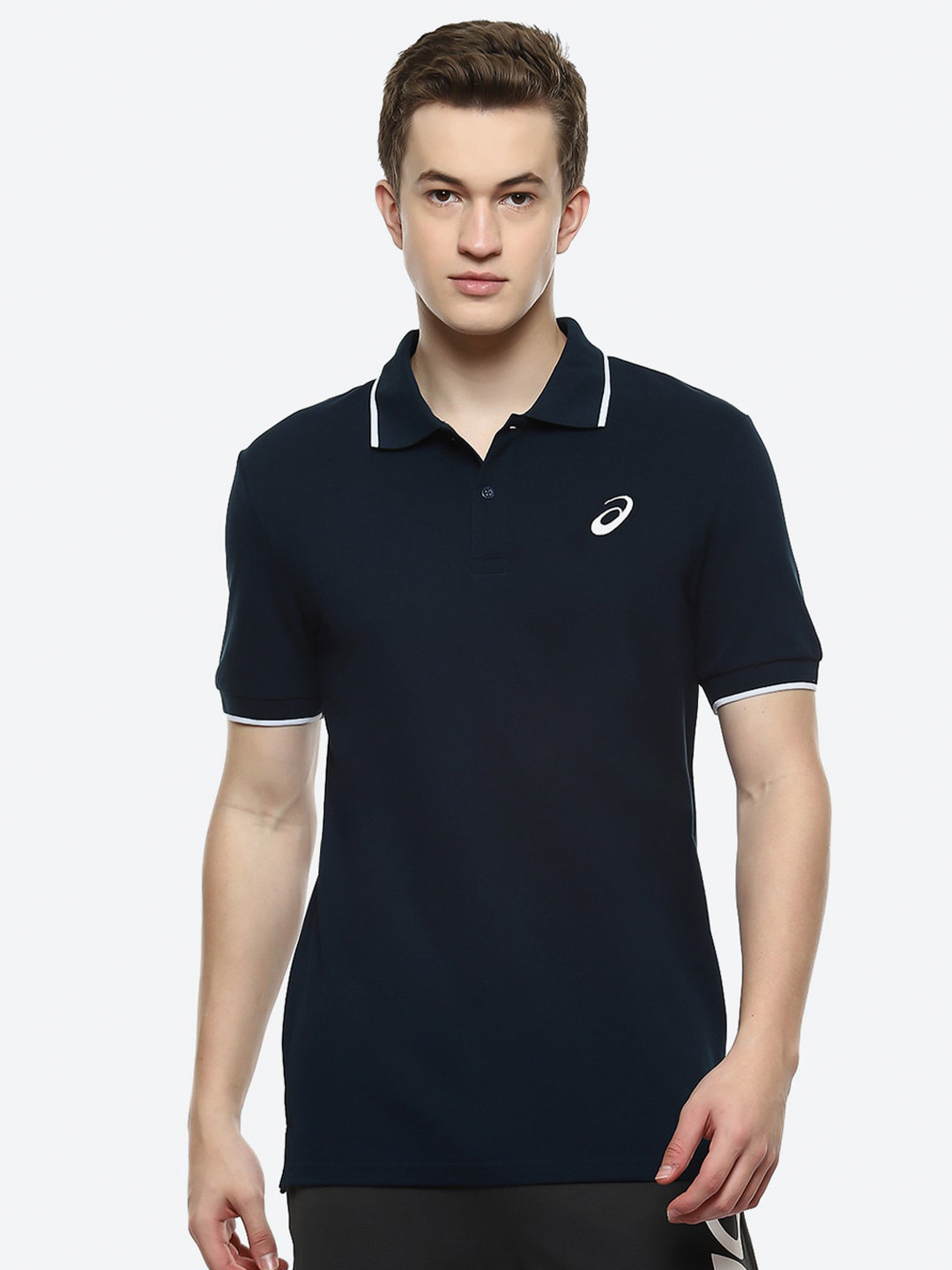 

ASICS Polo Collar Short Sleeves T-Shirt, Blue