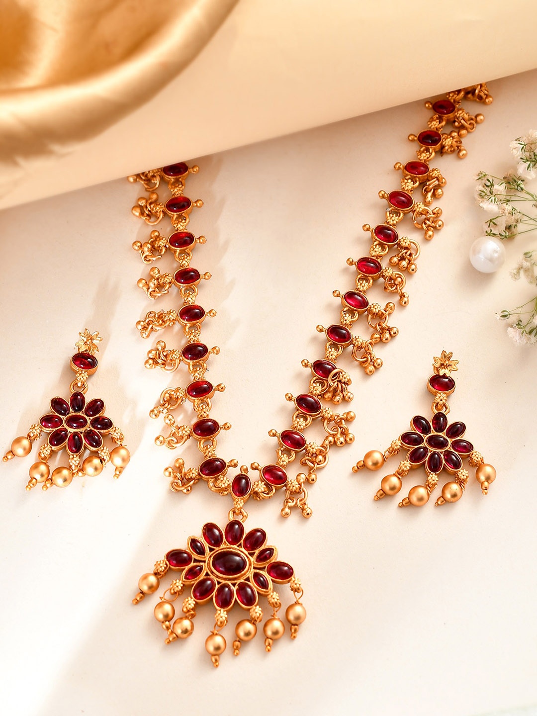

AQUASTREET Gold-Plated Double Sided Jewellery Set