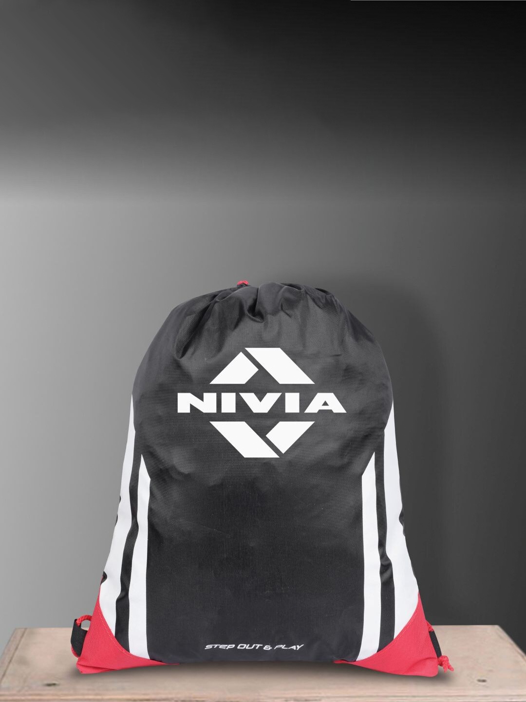 

NIVIA Unisex Typography Printed Backpack, Black