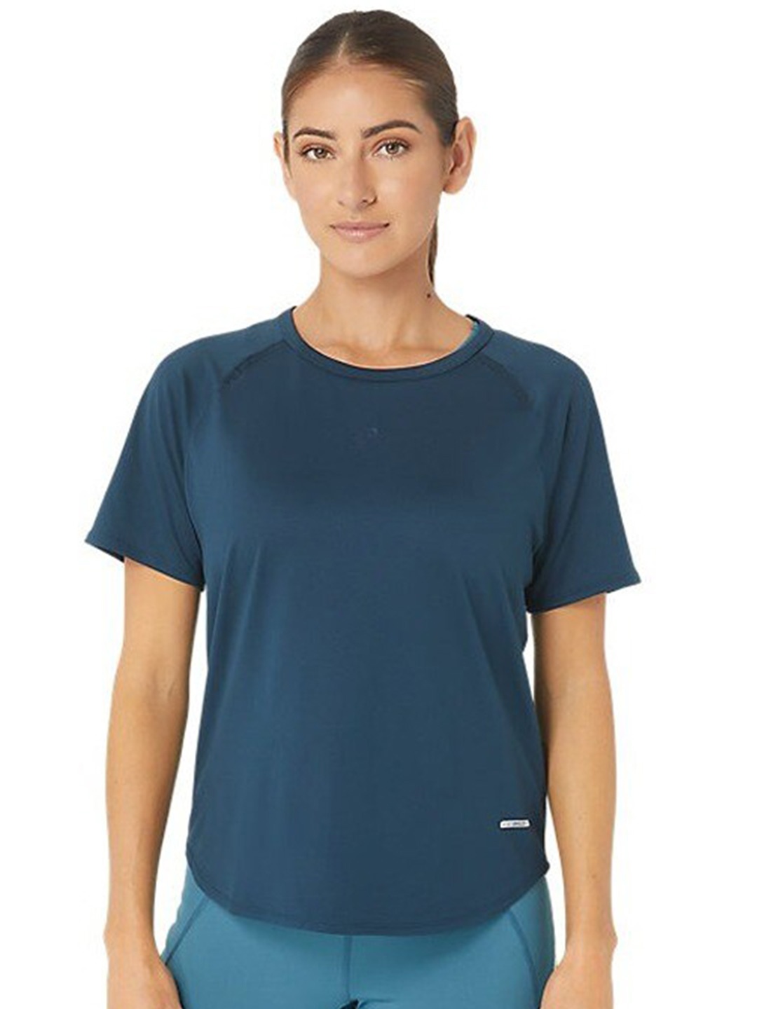 

ASICS Actibreeze Raglan Sleeves Round Neck T-Shirt, Navy blue