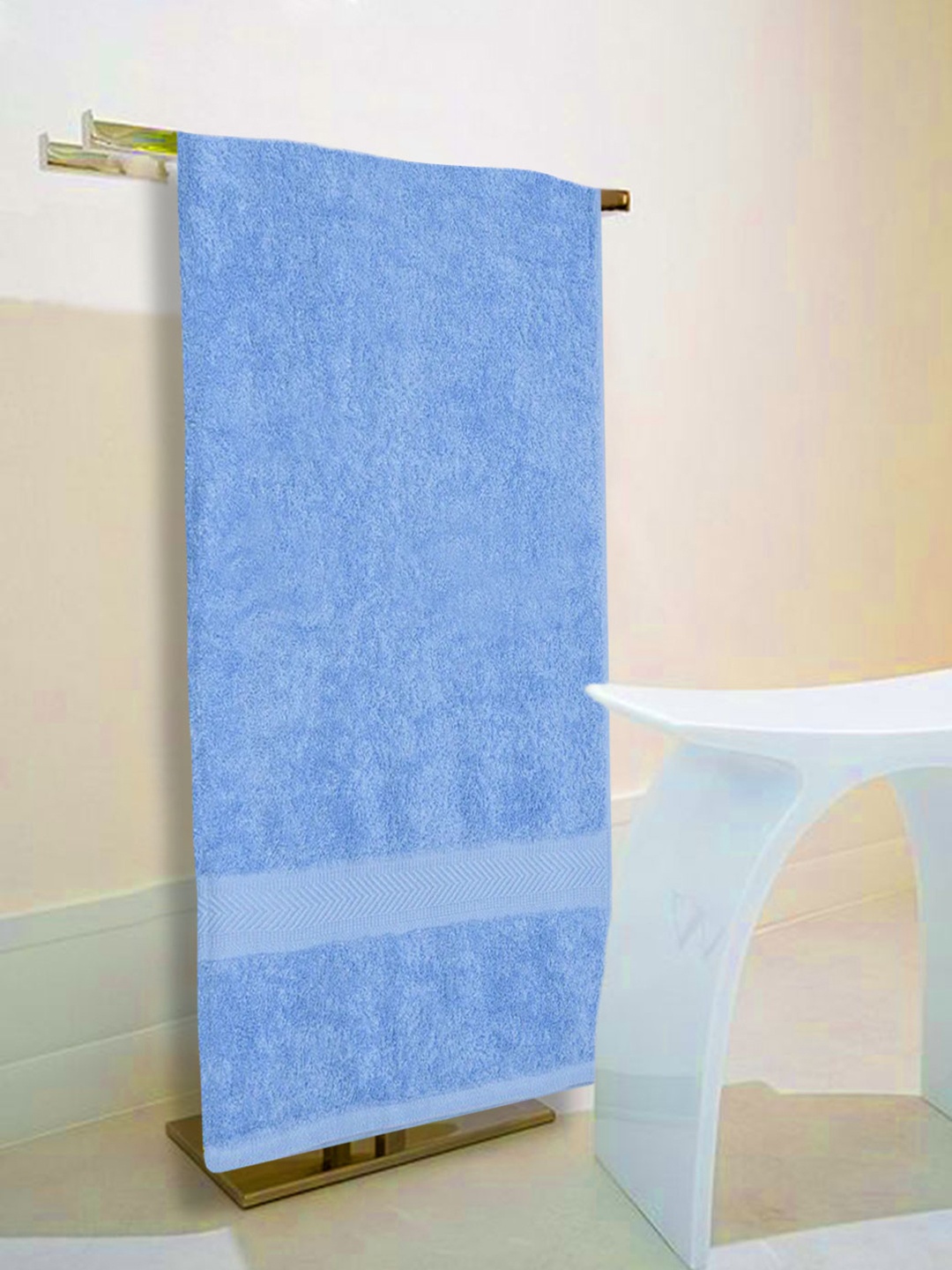 

NICKSUN Blue 500 GSM Pure Cotton Bath Towel