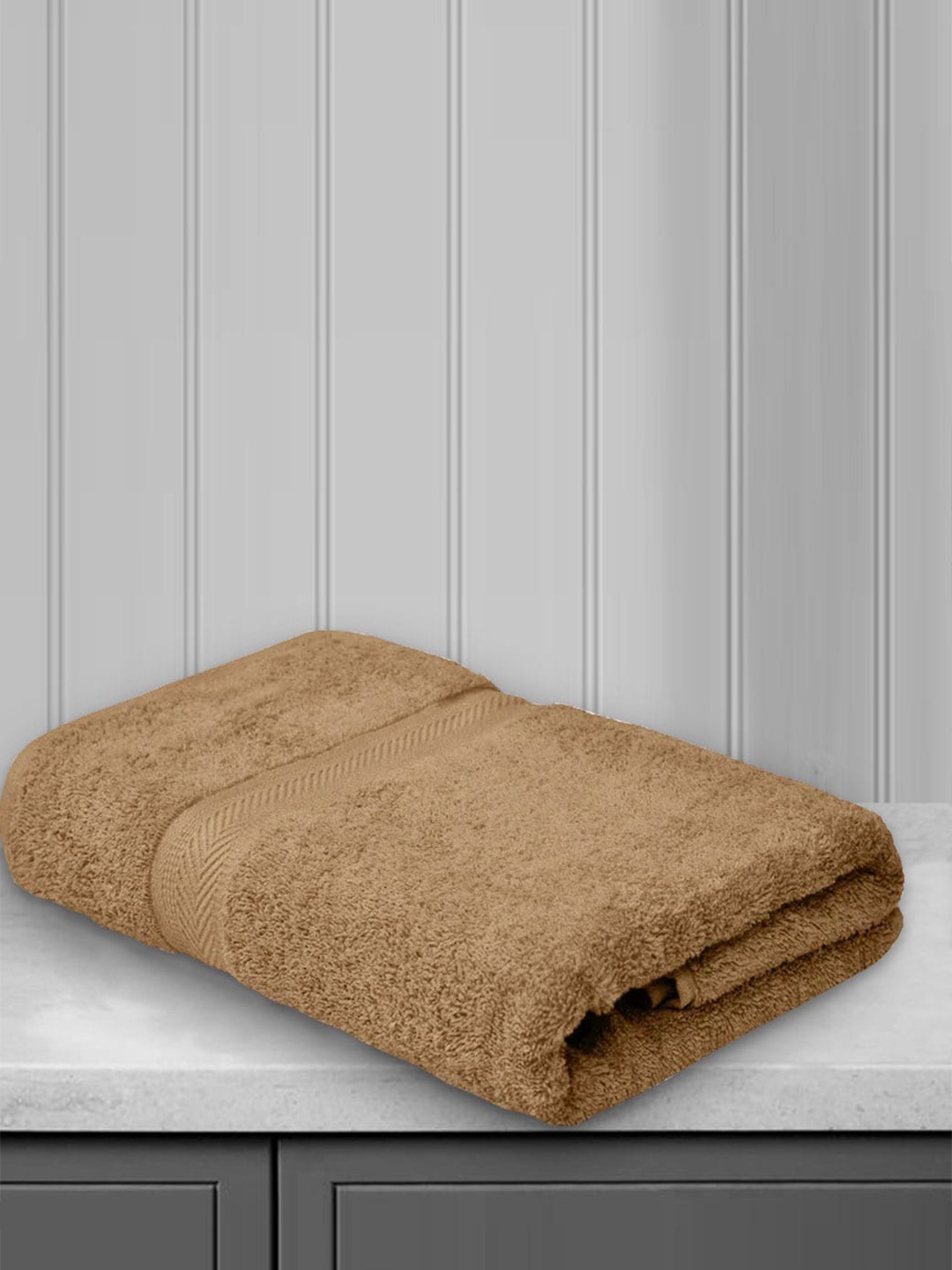 

NICKSUN Brown 2 Pieces 500 GSM Pure Cotton Bath Towels