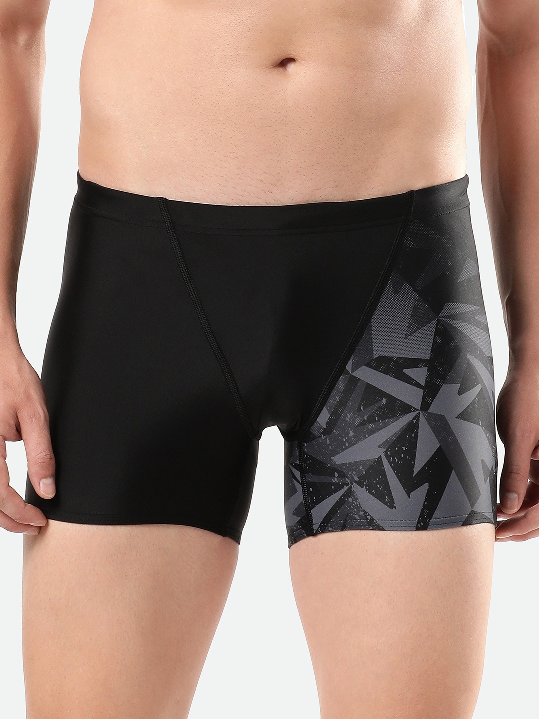 

Speedo Men Printed Swim Shorts, Black