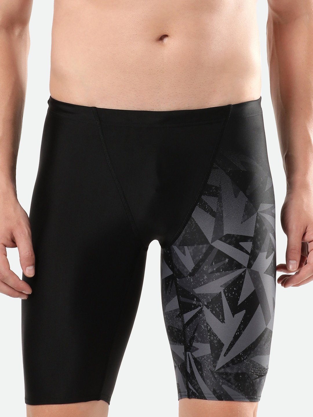 

Speedo Men Endurance 10 Hyperboom V Cut Jammer, Black