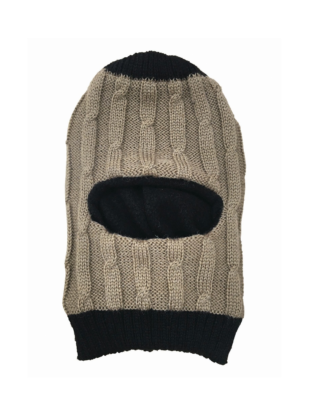 

Gajraj Kids Self Design Woolen Monkey Cap, Beige