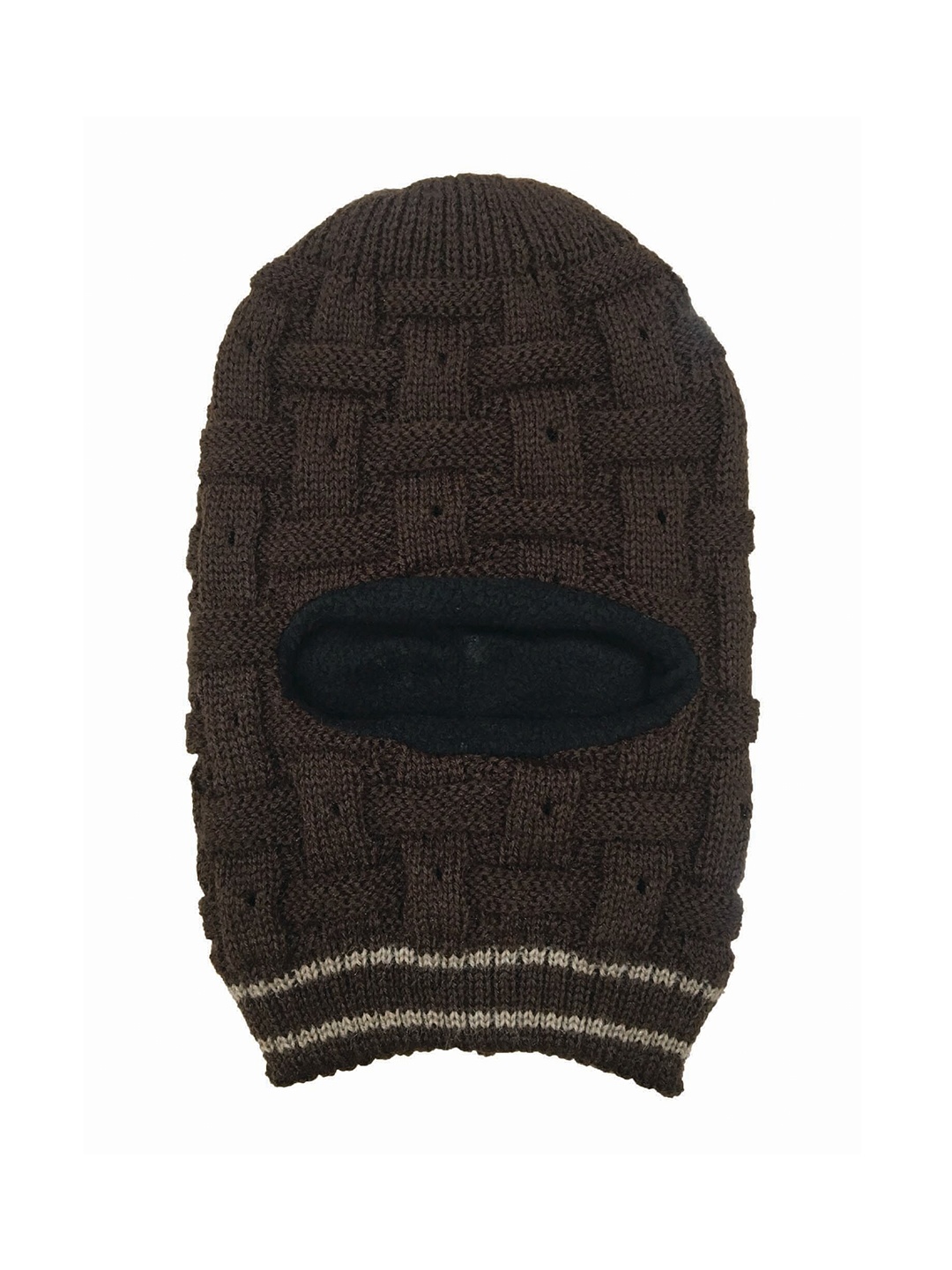 

Gajraj Kids Self Design Woolen Monkey Cap, Coffee brown