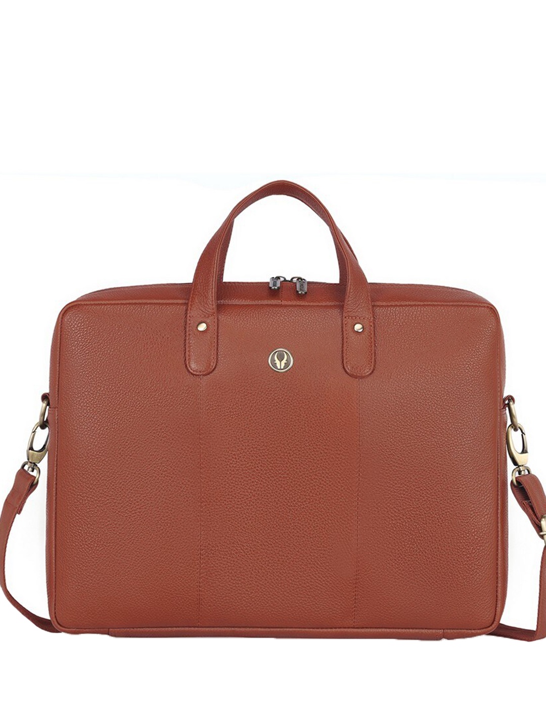 

WildHorn Men Leather Laptop Bag, Tan