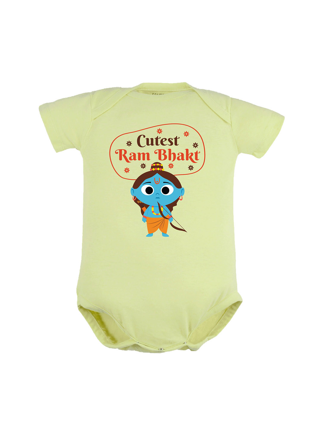 

FFLIRTYGO Infants Printed Pure Cotton Bodysuit, Green