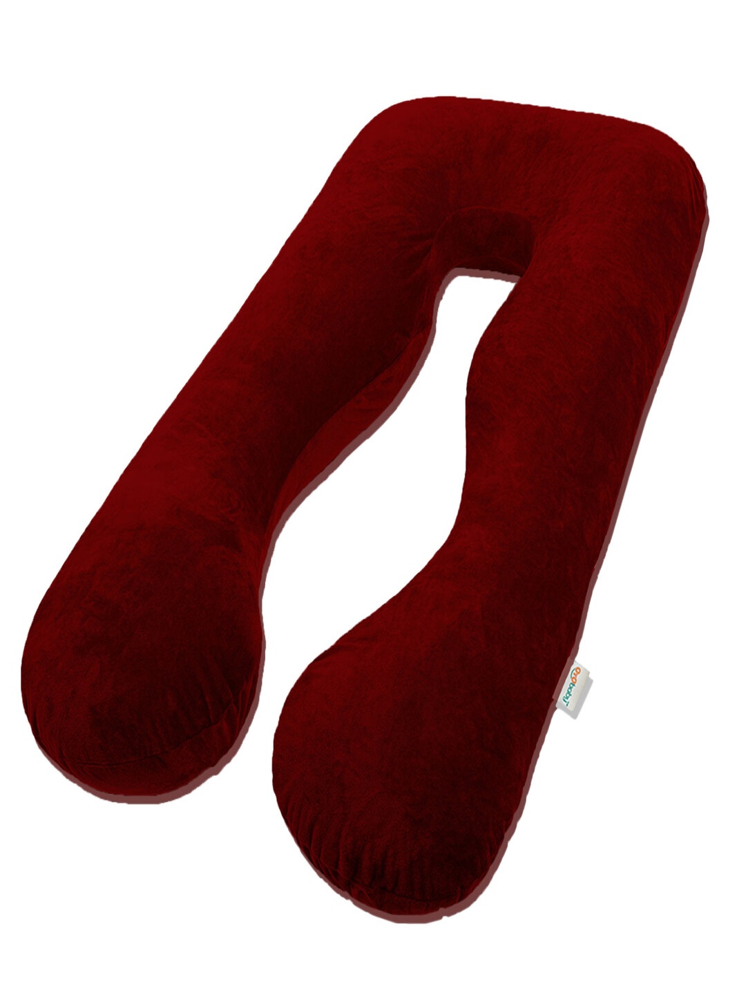 

OyO Baby Premium Maroon Micro Fibre Filled U-Shape Velvet Ultra Soft Maternity Pillow