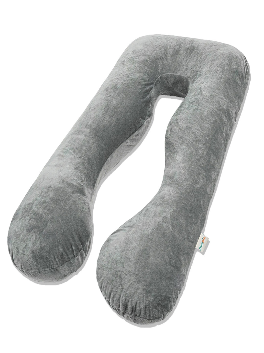 

OyO Baby Premium Grey Micro Fibre Filled U-Shape Velvet Ultra Soft Maternity Pillow