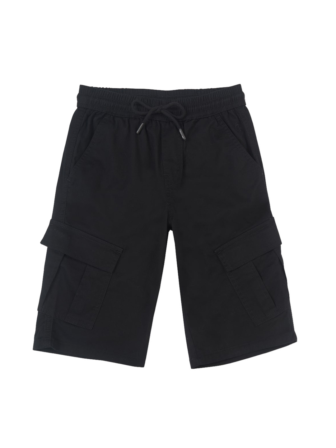

Gini and Jony Boys Mid-Rise Cotton Cargo Shorts, Black