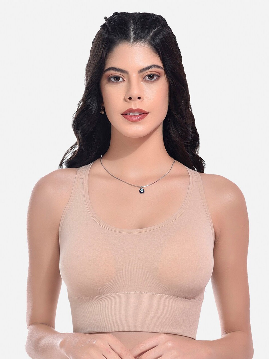 

StyFun Full Coverage Lightly Padded All Day Comfort Bra, Beige