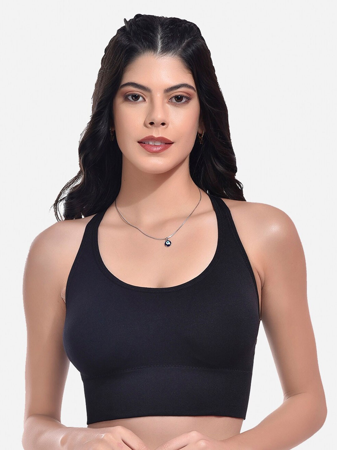 

StyFun Full Coverage Lightly Padded All Day Comfort Bra, Black
