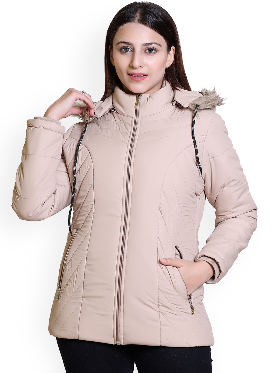 

Brazo Lightweight Longline Parka Jacket, Camel brown