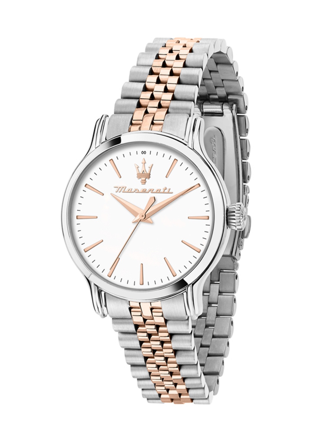 

Maserati Classic Women Stainless Steel Bracelet Style Straps Analogue Watch, White