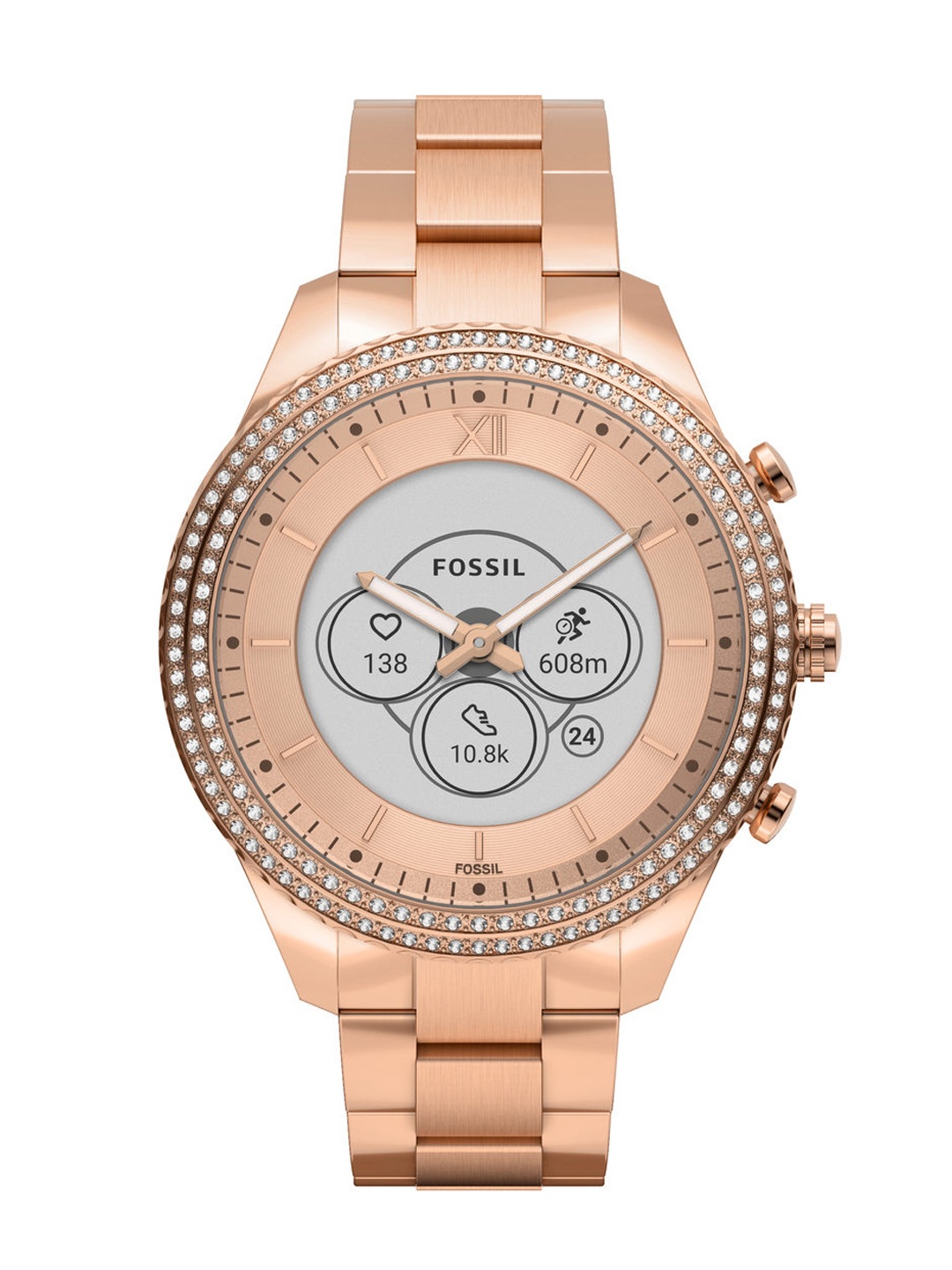 

Fossil Stella Gen 6 Hybrid Smartwatch FTW7063, Rose gold