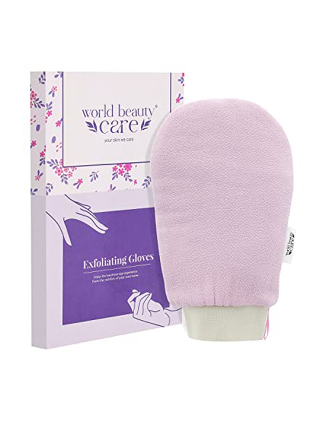 

WBC WorldBeautyCare Moroccan Hammam Double layered Gloves - Pink