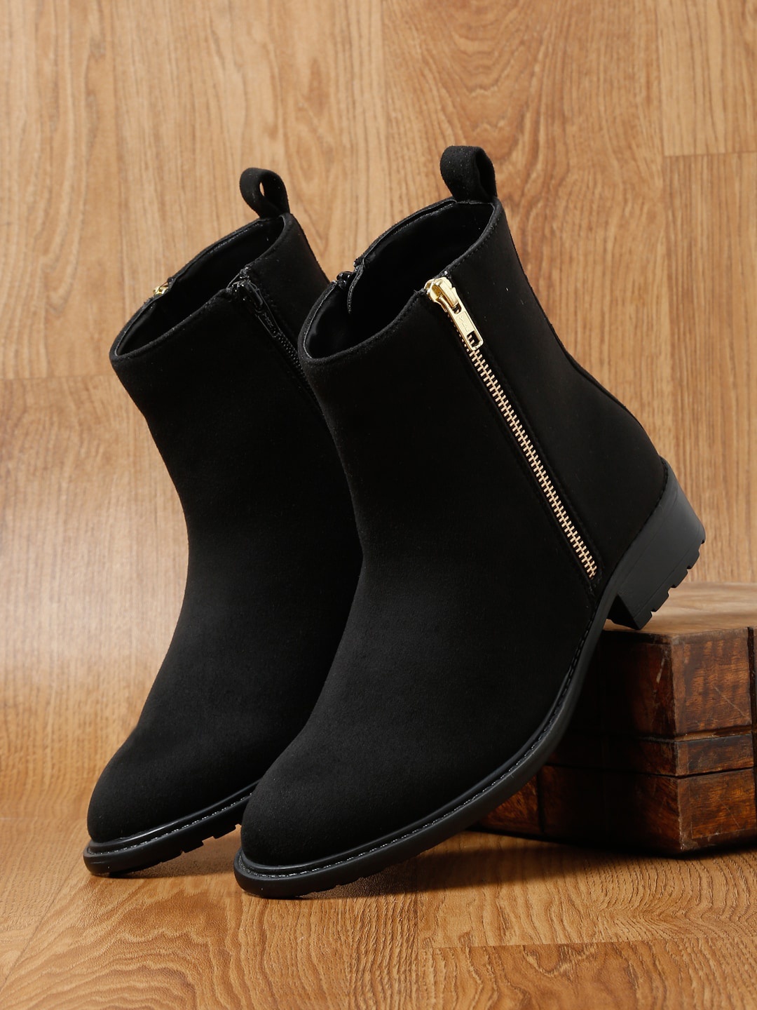 

Bruno Manetti Women Mid-Top Regular Boots, Black