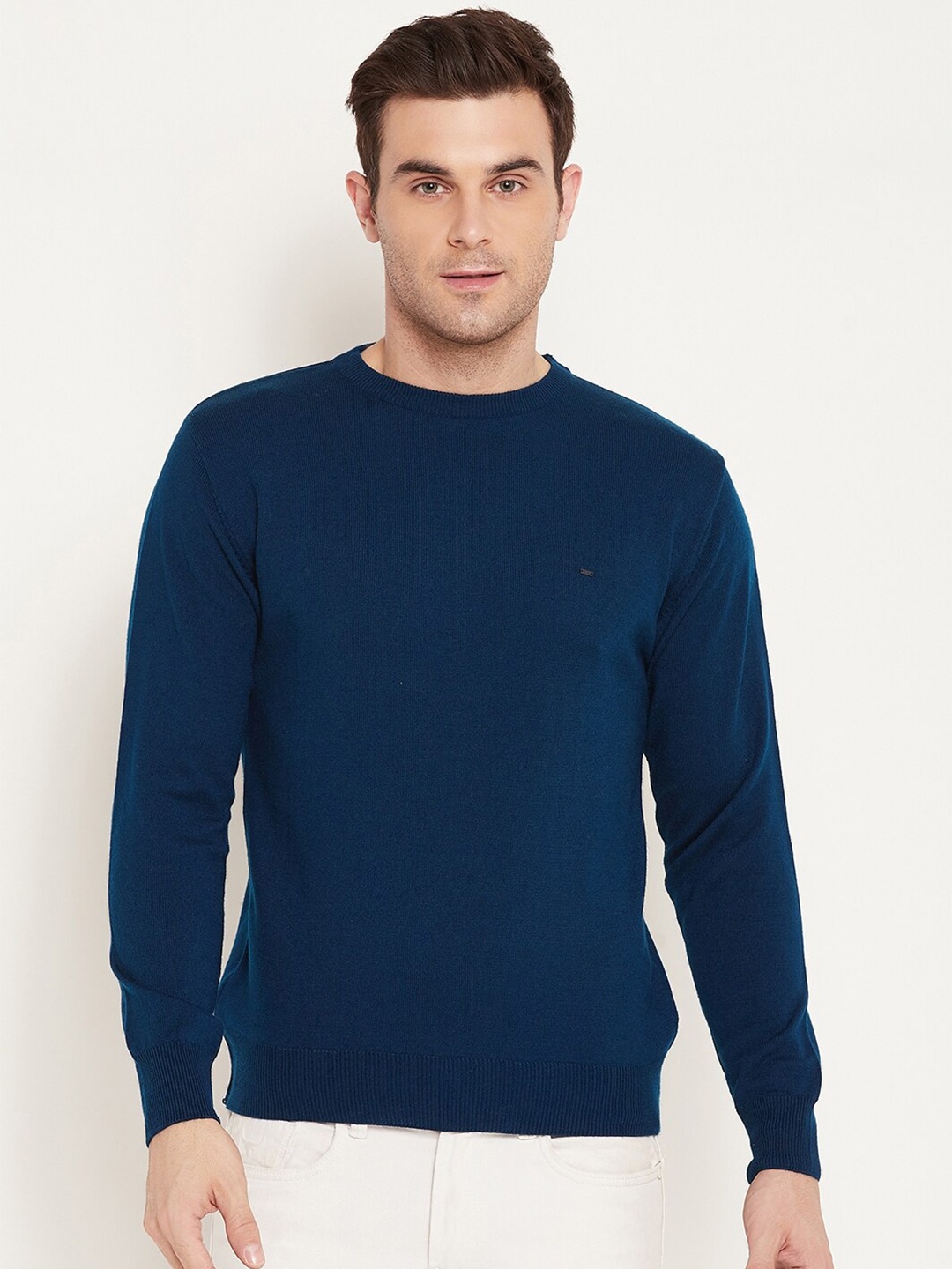 

Okane Long Sleeves Pullover Sweater, Navy blue