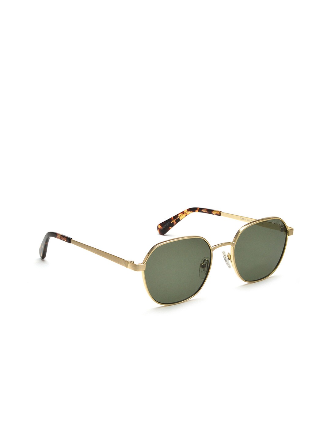 

GUESS Unisex Round Sunglasses with UV Protected Lens GUS52155133NSG, Green
