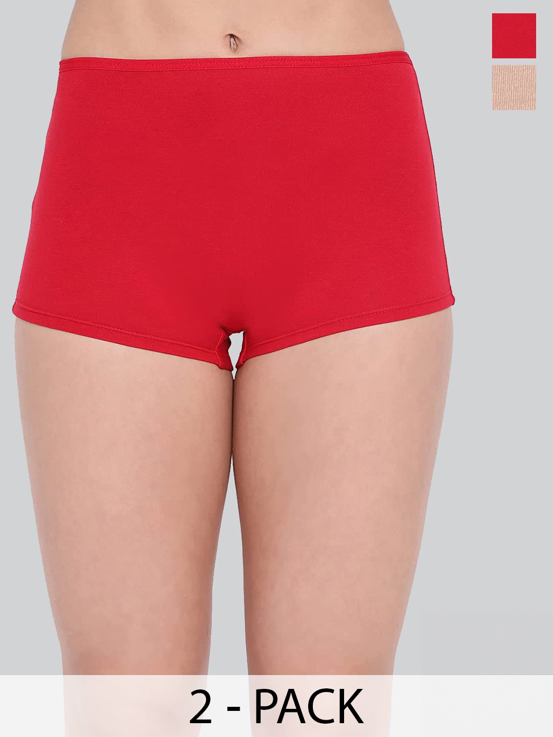 

LYRA Pack Of 2 Assorted Label-Free Boy Short Briefs