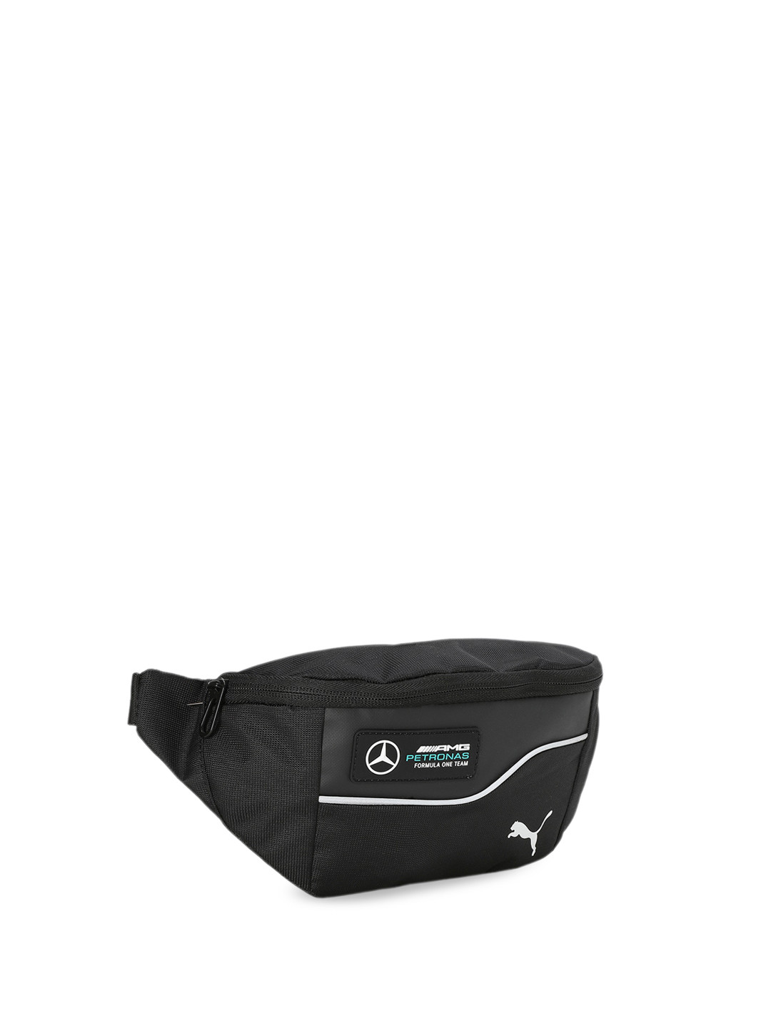 

PUMA Motorsport Mercedes-AMG PETRONAS Water-Resistant Waist Pouch, Black