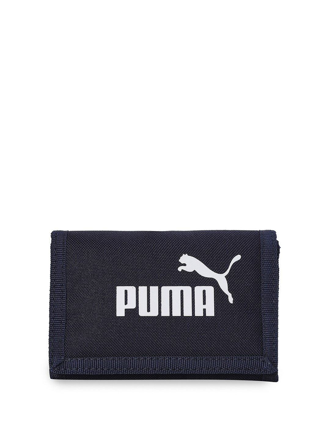 

Puma Phase Logo Printed Two Fold Wallet, Blue