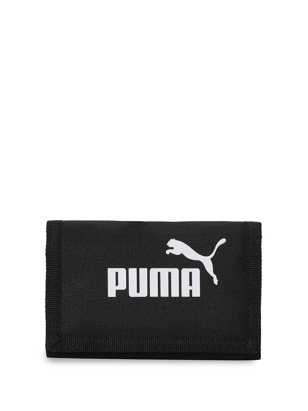 

Puma Phase Logo Printed Two Fold Wallet, Black