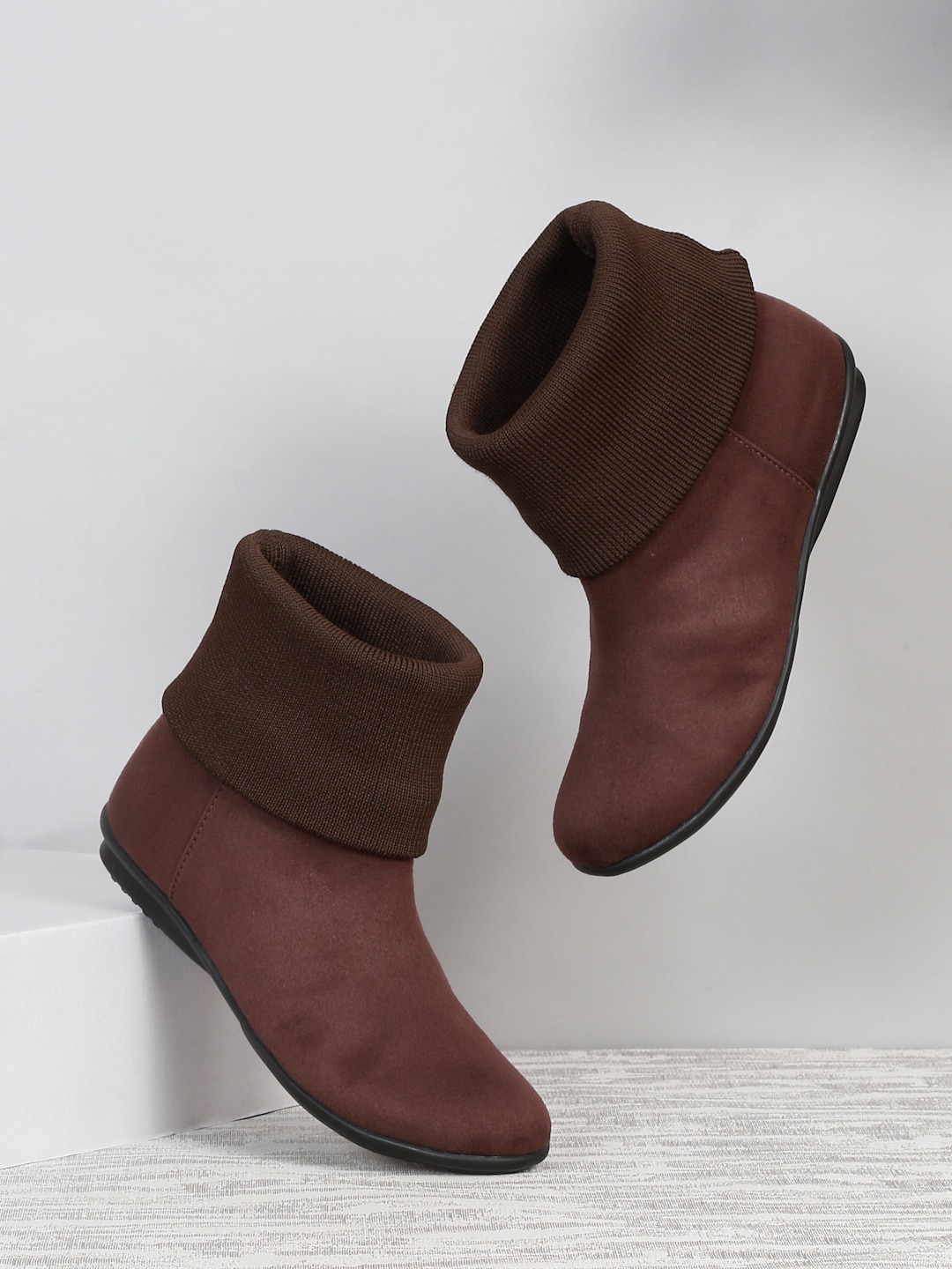 

Bruno Manetti Women Mid-Top Winter Boots, Brown