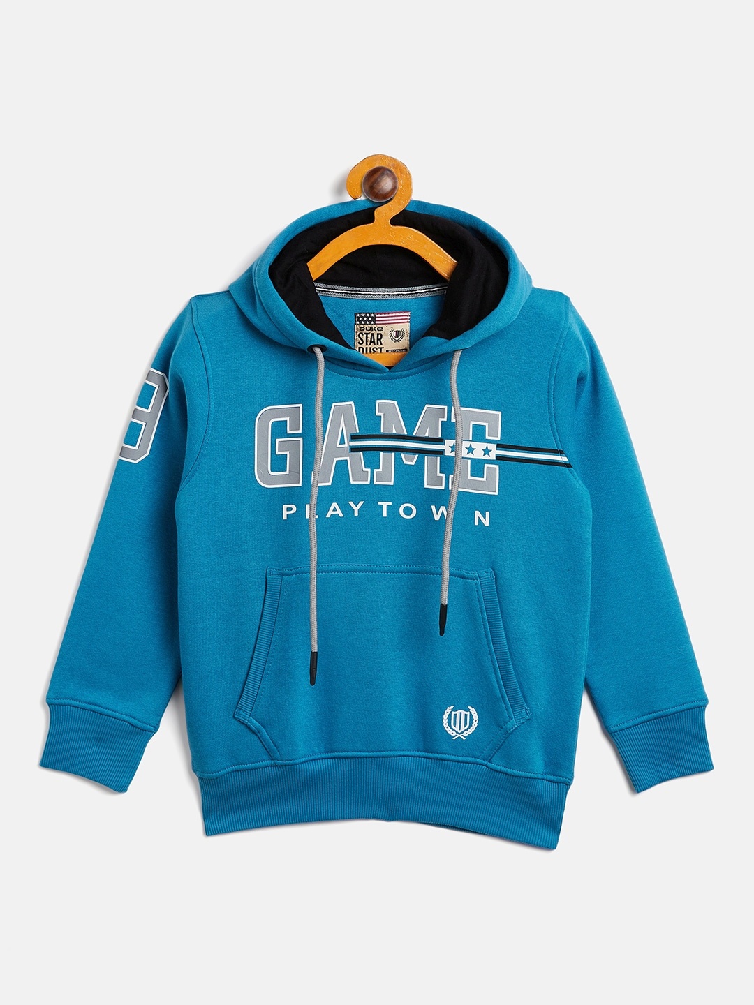 

Duke Boys Typography Printed Hooded Fleece Sweatshirt, Blue